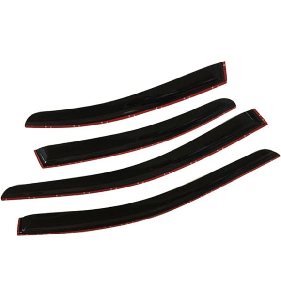 Nissan maxima Window slim style acrylic bug guard set of 4 for years 2009-15 - Picture 3 of 4